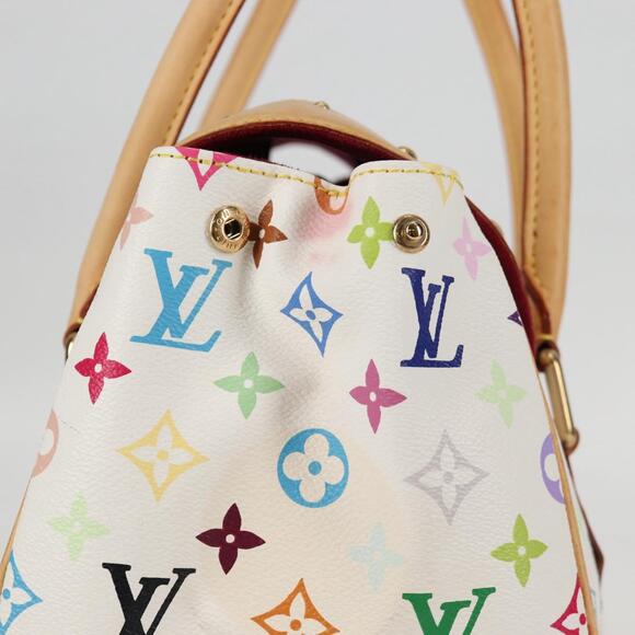LOUIS VUITTON Monogram Multicolor Beverly GM Hand Bag White M40201 - Picture 6 of 16